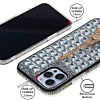Crystal Stones Case with Paris Adornment - CLEAR for iPhone XR (Only Ground Shipping)