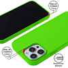 Soft Solid Silicone Case (Full Buttom Cover) - GREEN for iPhone 13 Pro (Only Ground Shipping)