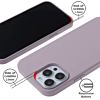 Soft Solid Silicone Case (Full Buttom Cover) - BEIGE for iPhone 13 Pro (Only Ground Shipping)