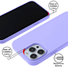 Soft Solid Silicone Case (Full Buttom Cover) - LILAC for iPhone 13 Pro Max (Only Ground Shipping)