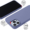 Soft Solid Silicone Case (Full Buttom Cover) - GRAY for iPhone 13 Pro Max (Only Ground Shipping)
