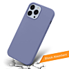 Soft Solid Silicone Case (Full Buttom Cover) - GRAY for iPhone 13 Pro Max (Only Ground Shipping)