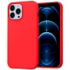 iPhone 13 Mini Soft Solid Silicone Case (Full Buttom Cover) - RED (Only Ground Shipping)