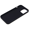 Soft Solid Silicone Case (Full Buttom Cover) - BLACK for iPhone 13 Pro (Only Ground Shipping)