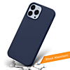 iPhone 13 Mini Soft Solid Silicone Case (Full Buttom Cover) - MIDNIGHT BLUE (Only Ground Shipping)