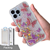 Liquid Quicksand Glitter Cover Case - M2 for iPhone 12 Pro Max (Only Ground Shipping)