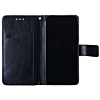 Leather Wallet Case with Card Slot - BLACK for iPhone 12 / 12 Pro (Only Ground Shipping)