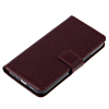 iPhone 13 Mini Leather Wallet Case with Card Slot - BROWN (Only Ground Shipping)