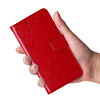 iPhone 13 Mini Leather Wallet Case with Card Slot - RED (Only Ground Shipping)