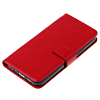 iPhone 13 Mini Leather Wallet Case with Card Slot - RED (Only Ground Shipping)