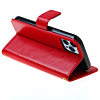 iPhone 13 Mini Leather Wallet Case with Card Slot - RED (Only Ground Shipping)