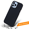 Shock Absorption Protective Dual Layer Case - BLACK for iPhone 13 Pro Max (Only Ground Shipping)