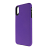 Shock Absorption Protective Dual Layer Case - PURPLE for iPhone XR (Only Ground Shipping)