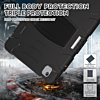 Full Body Protection Stand Case - BLACK for iPad Air 13 (2024) / Pro 12.9 (3rd / 4th / 5th / 6th) (Only Ground Shipping)