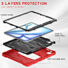 Full Body Protection Stand Case - RED for iPad Air 13 (2024) / Pro 12.9 (3rd / 4th / 5th / 6th) (Only Ground Shipping)