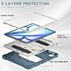 Full Body Protection Stand Case - BLUE for iPad Air 13 (2024) / Pro 12.9 (3rd / 4th / 5th / 6th) (Only Ground Shipping)