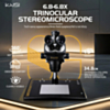 KAISI S6 Trinocular Stereo Microscope with Extended (34.8cm) Column & WF10X/23 Eye Pieces (Only Ground Shipping)
