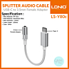 LDNIO LSY80c USB C to AUX Female Audio Adapter (WHITE) (Only Ground Shipping)