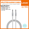 LDNIO LSY81A AUX to AUX Audio Cable (3ft) (WHITE) (Only Ground Shipping)