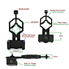 Photography Adapter for All Smartphones / Telescope / Binoculars / Monoculars / Microscopes (Not Returnable)