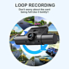 Dual Wide Angle Full HD Dash Cam with (1500 mAh) Battery (1280*720P / 30FPS) (Front / In-Cabin / Tail Camera) (Only Ground Shipping)