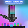 Wired RGB Desktop Computer Microphone (Only Ground Shipping)