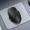 Bluetooth + 2.4G 6 Button  Low-Latency Wireless Mouse (BLACK) (Only Ground Shipping)