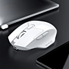 Bluetooth + 2.4G 6 Button  Low-Latency Wireless Mouse (WHITE) (Only Ground Shipping)