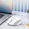 Bluetooth + 2.4G 6 Button  Low-Latency Wireless Mouse (WHITE) (Only Ground Shipping)