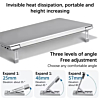 Aluminum Laptop Stand (2 Piece Set) (Only Ground Shipping)