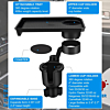 Rotating Steering Wheel Table Uber / Lyft Users (42*28cm) (Only Ground Shipping)