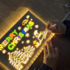 Light-Up Message Writing Board with Ledstand & Markers (Only Ground Shipping)