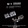 M.Y Front Camera Diamond Cover For iPhone X to 17 Series (4 Pcs / Set)