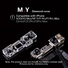 M.Y Front Camera Diamond Cover For iPhone X to 17 Series (4 Pcs / Set)
