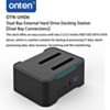 Onten Dual Bay External Hard Drive Docking (Supports 2.5'' and 3.5'') (Only Ground Shipping)