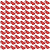 Peg Red Hook Locks with One Key to Open (6mm) (Pack of 100) (Only Ground Shipping)