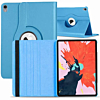 360 Degree Rotating Swivel Stand Case - LIGHT BLUE for iPad Pro 11 2018 (Only Ground Shipping)