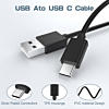 USB A-C Charging Cable for PlayStation 5 (Dual Sense) Wireless Controller (6ft)