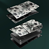 Faceplate Cover (CAMOUFLAGE) (4 Piece Set) for PlayStation 5 Slim Disc Edition (NO LOGO) (Only Ground Shipping)