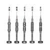 QianLi Mega-Idea 2D iThor Screwdriver Set (1.3mm/0.7mm/0.8mm/2.5mm/T2)