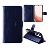Galaxy S22 Plus Leather Wallet Case with Card Slot - DARK BLUE (Only Ground Shipping)