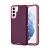 Heavy Duty Case for Galaxy S22 Plus (MAROON & PINK) (Only Ground Shipping)