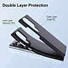 Galaxy S23 Ultra Shock Absorption Protective Dual Layer Case - BLACK (Only Ground Shipping)