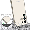 Galaxy S24 Ultra Hybrid Case with Air Cushion Technology - CLEAR (Only Ground Shipping)