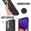 Galaxy A23 5G Shock Absorption Protective Dual Layer Case - BLACK (Only Ground Shipping)