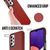 Galaxy A23 5G Shock Absorption Protective Dual Layer Case - RED (Only Ground Shipping)
