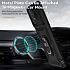 Galaxy A73 5G Dual Layers Hybrid Case with Metal Ring And Camera Protector - BLACK (Only Ground Shipping)