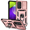 Galaxy A73 5G Dual Layers Hybrid Case with Metal Ring And Camera Protector - ROSE GOLD (Only Ground Shipping)
