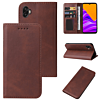 Galaxy X Cover 6 Pro Leather Wallet Case with Card Slot - BROWN (Only Ground Shipping)