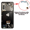 OLED Assembly with Frame for Galaxy S21 Plus (G996) (PHANTOM BLACK) (Service Pack)
